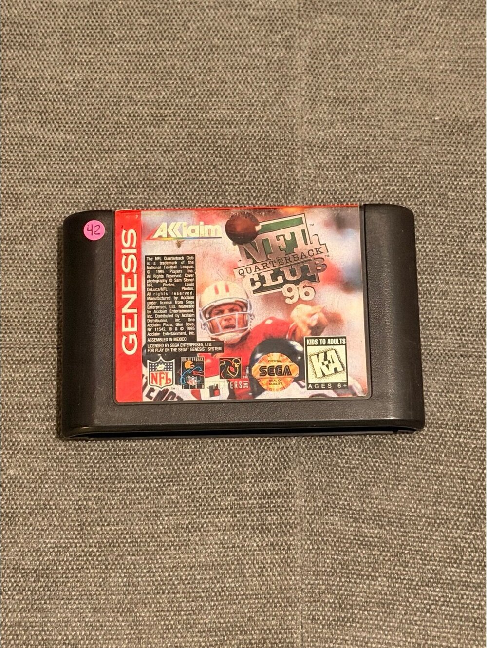 NFL Quarterback Club 96 for Sega Genesis